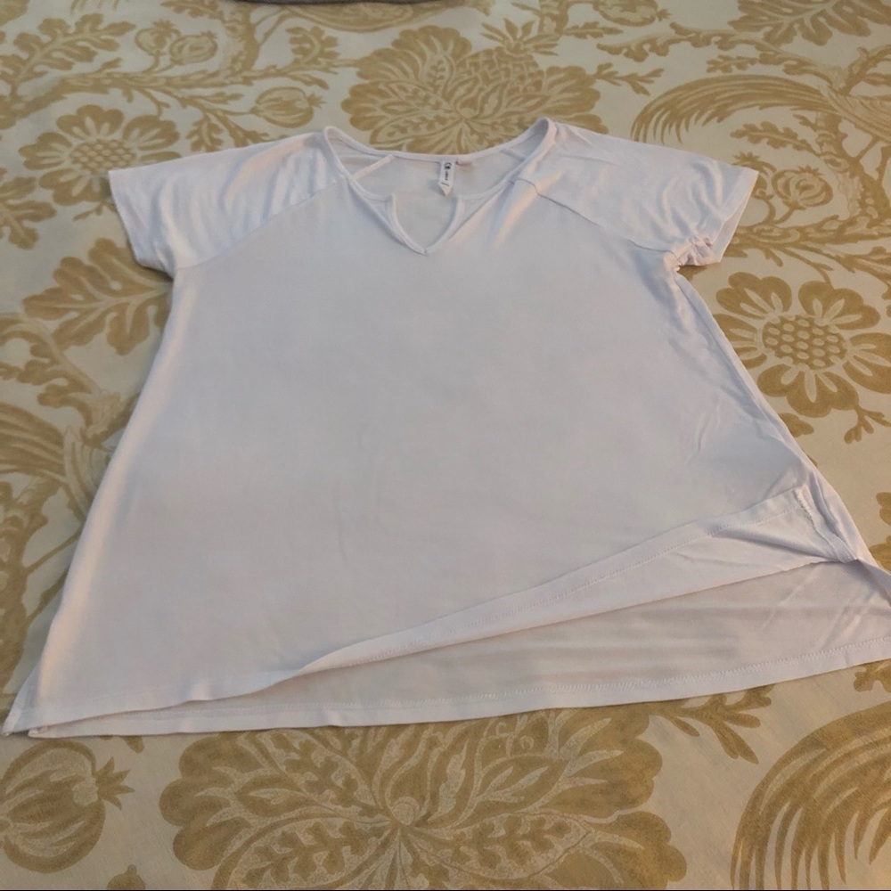 Cable & Gauge Split Neck Top